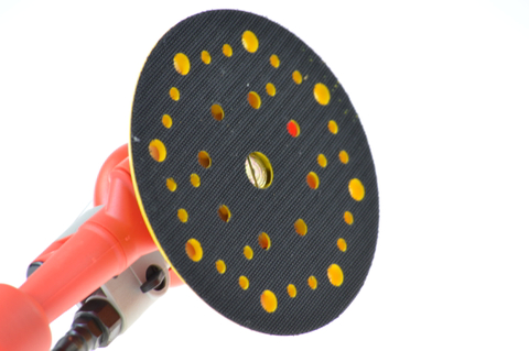 ماكينة صنفرة الهواء ذات العمل المزدوج 150 مم ذات الفراغ الذاتي الملمع