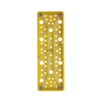 70x198mm vinyl psa face pad pad pad pad mulit- hole 5/16 inch 